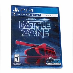 Battlezone PlayStation VR PS4 Game Brand New Factory Sealed PSVR Tank